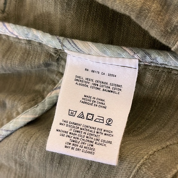Anthropologie cargo jacket with raffle back - Picture 4 of 9